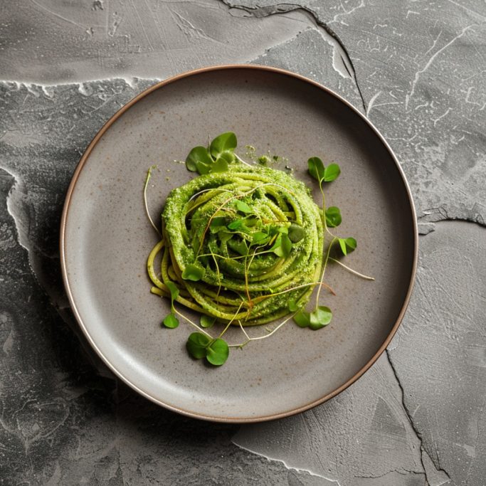 espagueti pesto